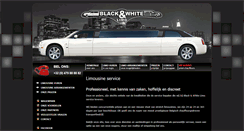 Desktop Screenshot of blackandwhite-limo.be