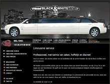 Tablet Screenshot of blackandwhite-limo.be